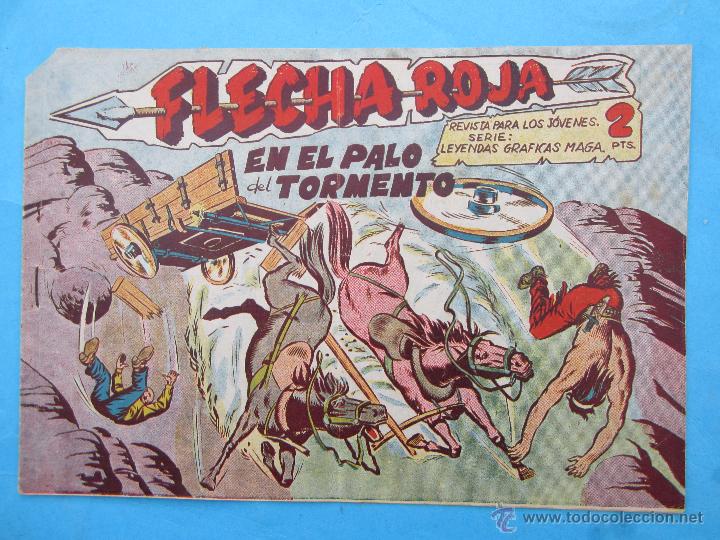 Tebeos: flecha roja , numero 18 editorial maga - original - Foto 1