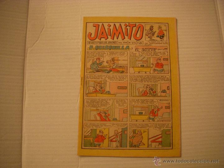 Tebeos: JAIMITO N&ordm; 676, EDITORIAL VALENCIANA - Foto 1