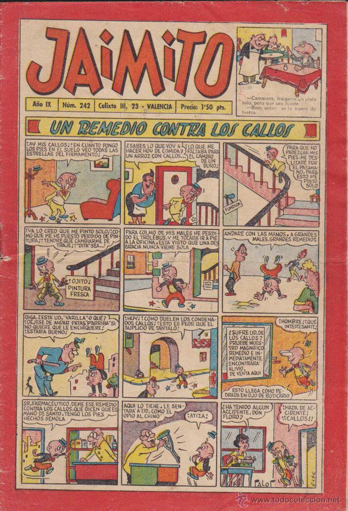 Tebeos: COMIC COLECCION JAIMITO N&ordm; 242 - Foto 1