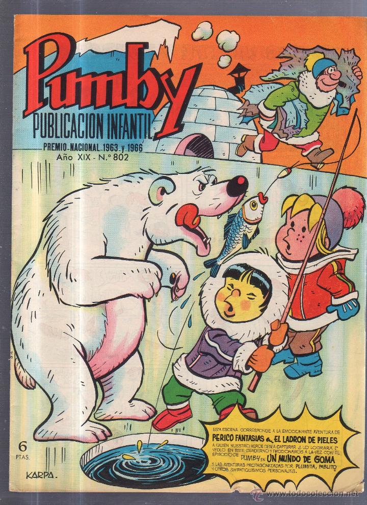 Tebeos: TEBEO PUMBY. A&Ntilde;O XIX. N&ordm; 802 - Foto 1
