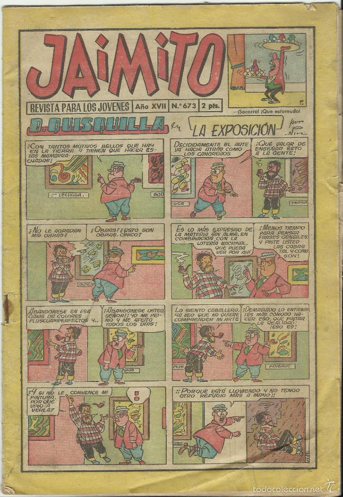 Tebeos: antiguo jaimito n&ordm; 673 - Foto 1
