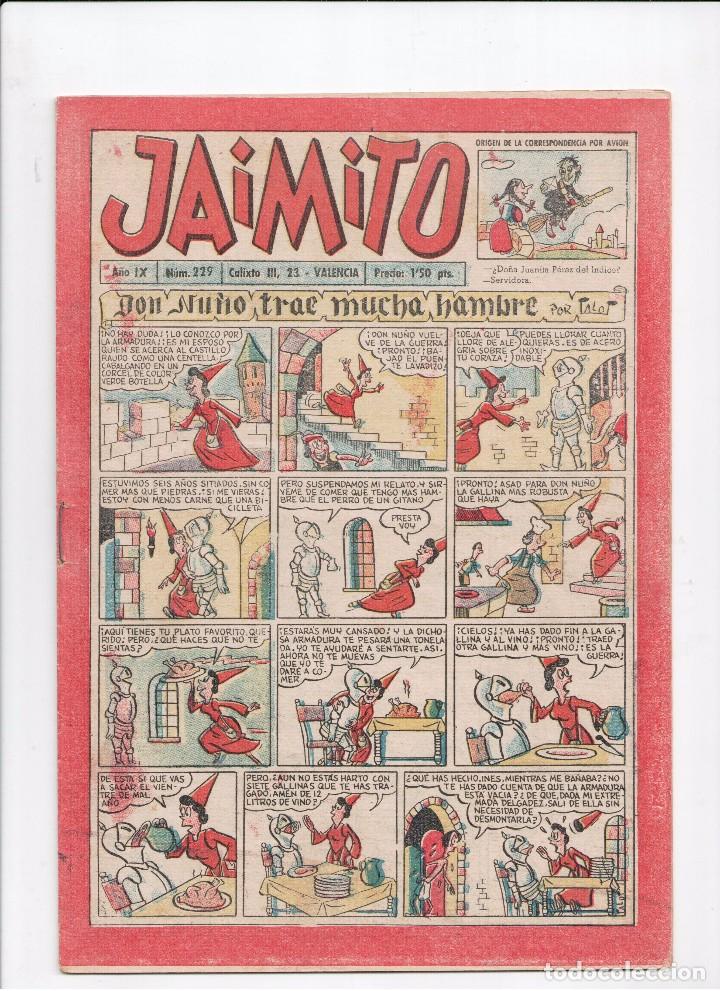 Tebeos: JAIMITO N&ordm; 229 - Foto 1