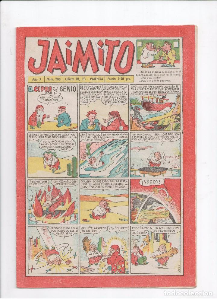 Tebeos: JAIMITO N&ordm; 288 - Foto 1