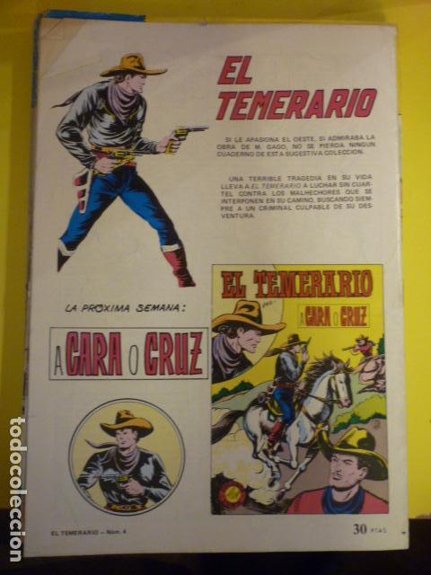 Tebeos: EL TEMERARIO. N&ordm;4. COLOSOS DEL COMIC. - Foto 2