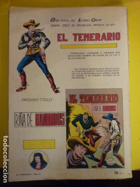 Tebeos: EL TEMERARIO. N&ordm;3. COLOSOS DEL COMIC. - Foto 2