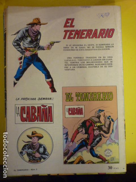 Tebeos: EL TEMERARIO. N&ordm;2. COLOSOS DEL COMIC. - Foto 2