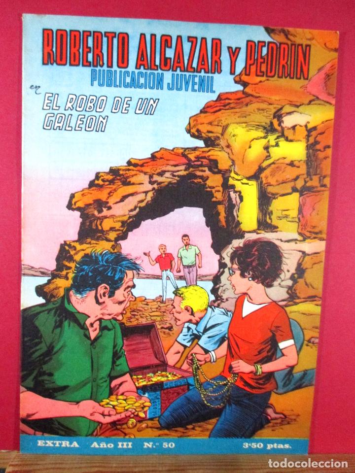 Livros de Banda Desenhada: ROBERTO ALC&Aacute;ZAR Y PEDR&Iacute;N EXTRA N&ordm; 50 , EDITORIAL VALENCIANA ,1967