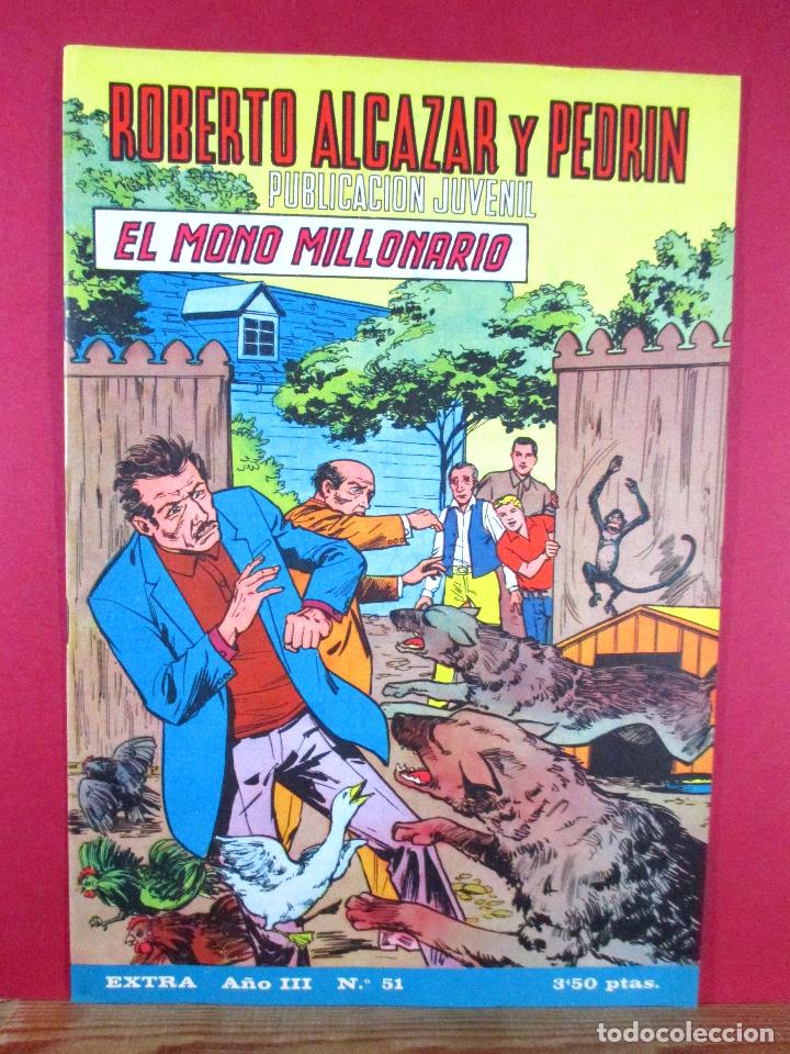 BDs: ROBERTO ALC&Aacute;ZAR Y PEDR&Iacute;N EXTRA N&ordm; 51 , EDITORIAL VALENCIANA ,1967