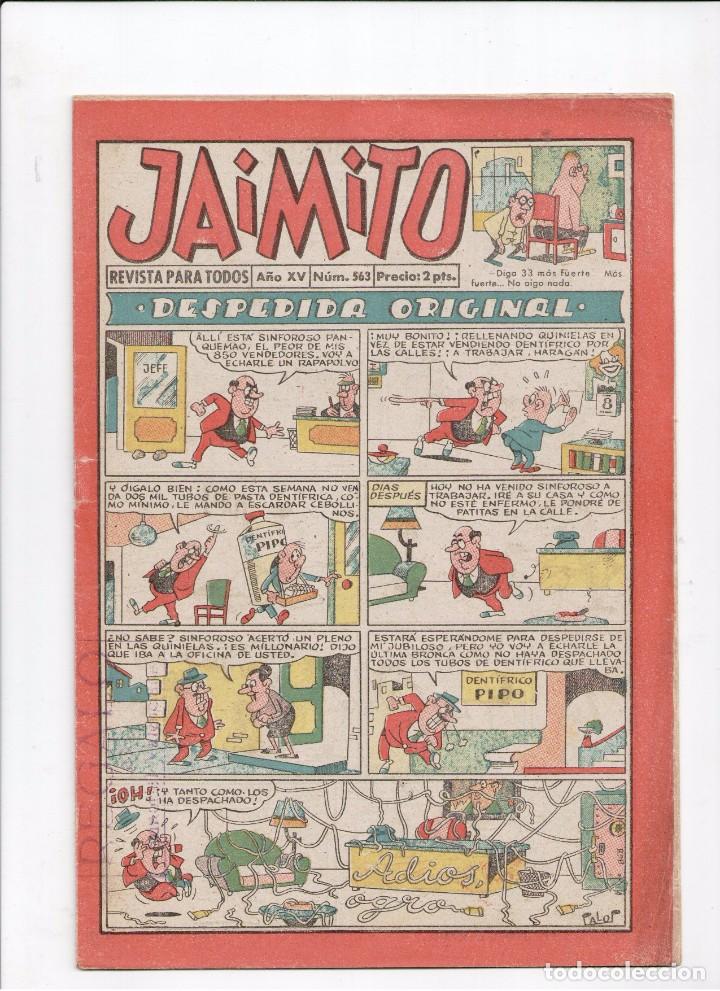Tebeos: JAIMITO N&ordm; 563 - Foto 1