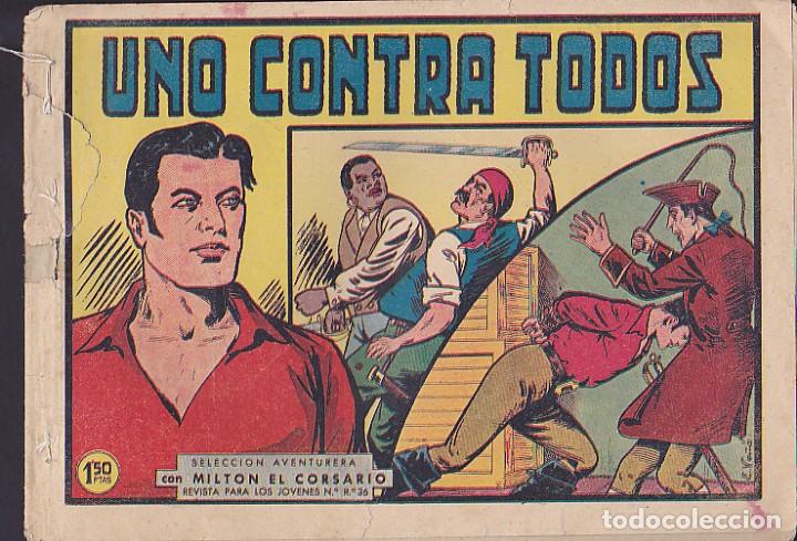 Tebeos: COMIC COLECCION MILTON EL CORSARIO N&ordm; 40 - Foto 1