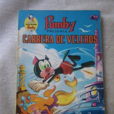 Tebeos: LIBROS ILUSTRADOS PUMBY Nº 28 CARRERA DE VELEROS / VALENCIANA 1970. Lote 93973245