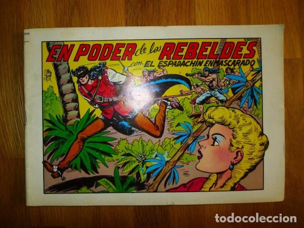 Tebeos: EL ESPADACH&Iacute;N ENMASCARADO. N&ordm; 29 : En poder de los rebeldes. - 2&ordf; ed. - Foto 1