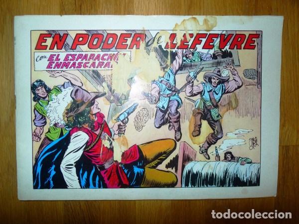 Tebeos: EL ESPADACH&Iacute;N ENMASCARADO. N&ordm; 72 : En poder de Lefevre. - 2&ordf; ed. - Foto 1