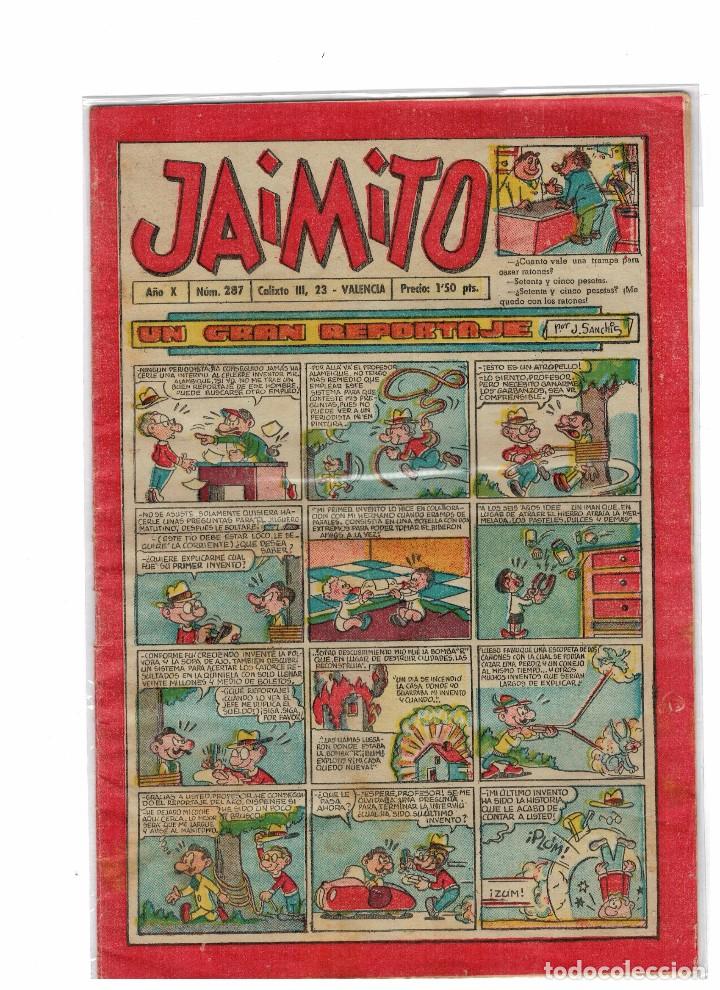 Tebeos: JAIMITO N&ordm; 287 - Foto 1