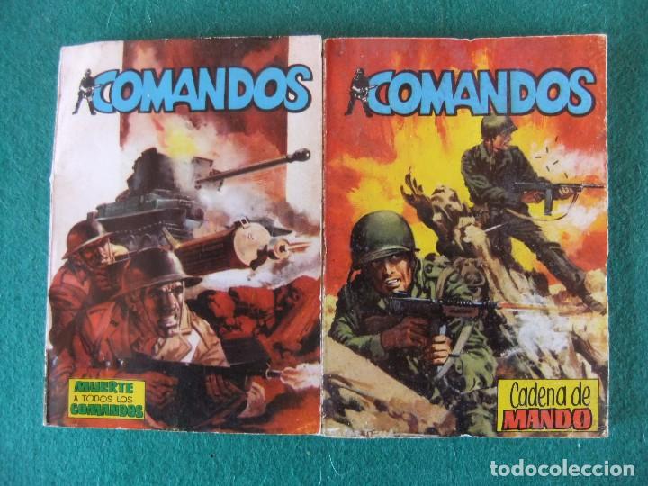 Tebeos: COMANDOS NUMEROS 1 Y 2 EDITORIAL VALENCIANA - Foto 1