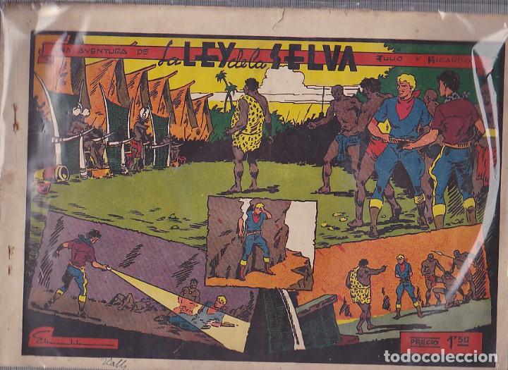 Tebeos: COMIC COLECCION JULIO Y RICARDO LA LEY DE LA SELVA - Foto 1