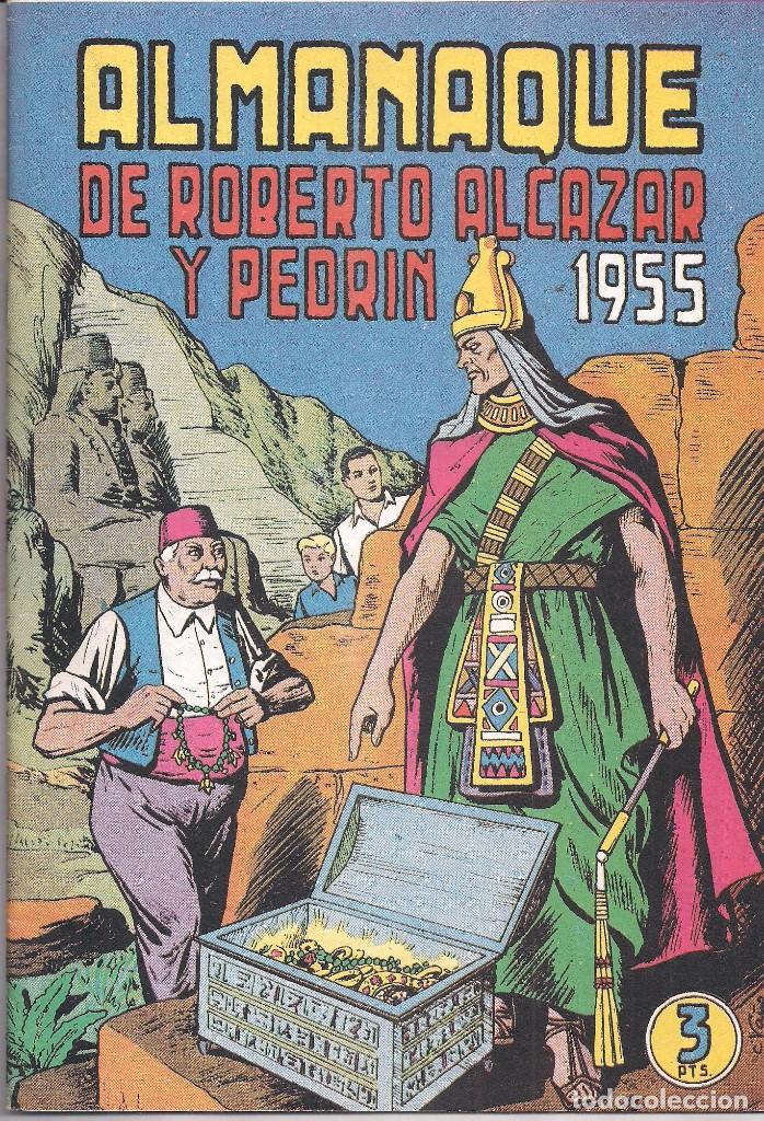 Tebeos: ALMANAQUE ROBERTO ALCAZAR Y PEDRIN PARA 1955 FACSIMIL