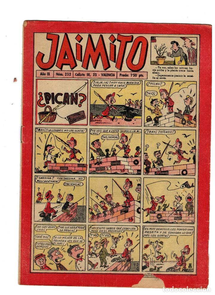 Tebeos: JAIMITO N&ordm; 232 - Foto 1
