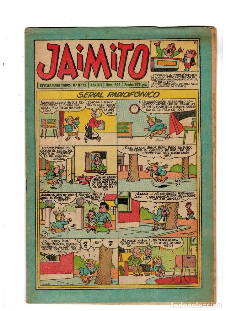 Tebeos: JAIMITO N&ordm; 393 - Foto 1