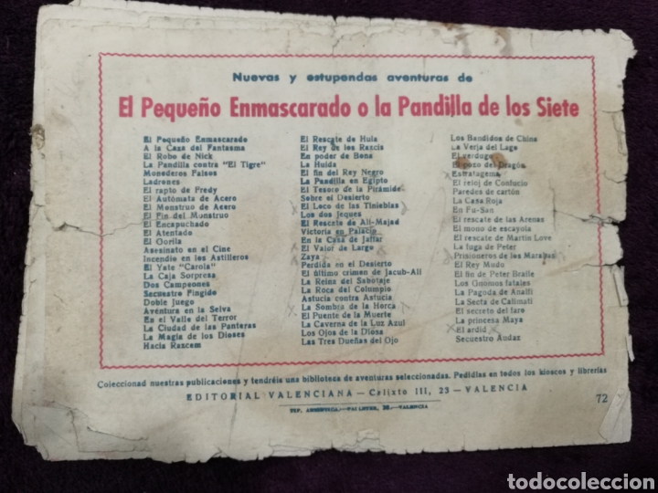 Tebeos: Comic La pandilla de los siete 1945 ORIGINAL - Foto 2