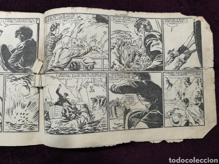 Tebeos: Comic La pandilla de los siete 1945 ORIGINAL - Foto 3