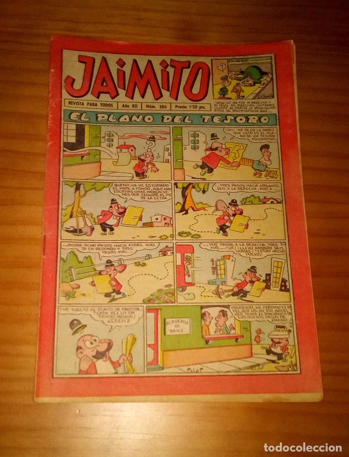 Tebeos: JAIMITO - N&Uacute;MERO 386 - BUEN ESTADO - Foto 1