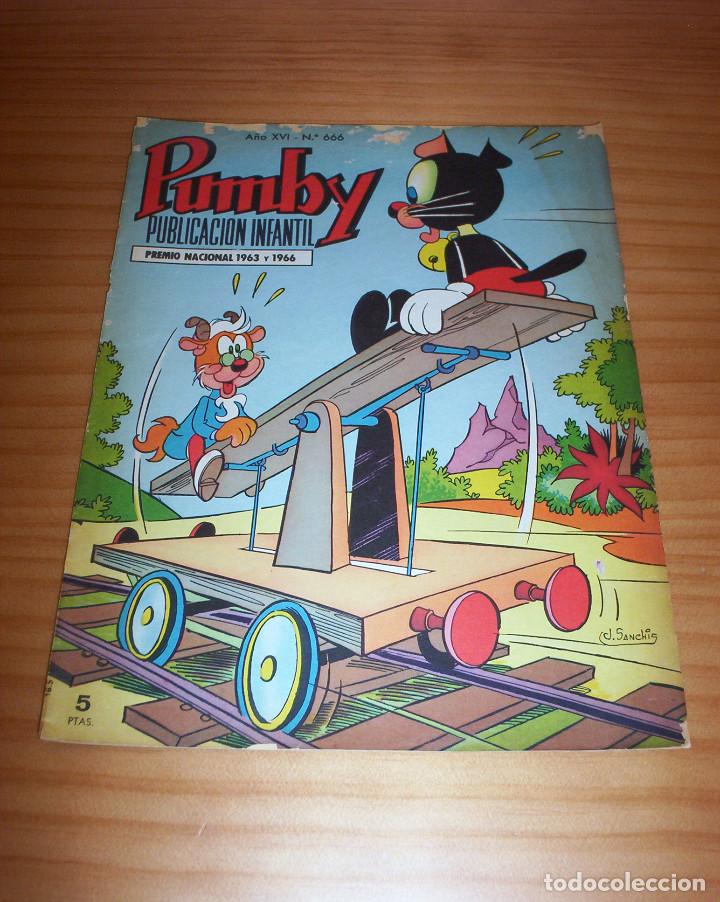 Tebeos: PUMBY - N&Uacute;MERO 666 - A&Ntilde;O 1970 - Foto 1
