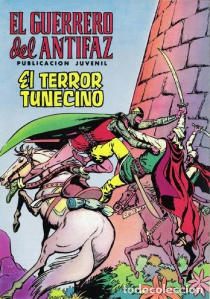 BDs: EL GUERRERO DEL ANTIFAZ- EDICI&Oacute;N COLOREADA- N&ordm; 58 - 1973-PORTADAS NUEVAS DE M.GAGO-REGULAR-LEAN-9083