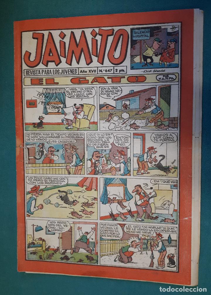 Tebeos: Jaimito, a&ntilde;o XVII, n&ordm; 647 - Foto 1