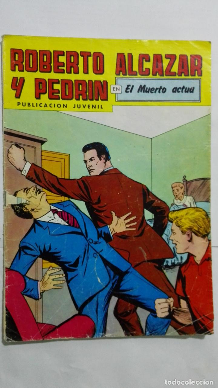 Comics: ROBERTO ALCAZAR Y PEDRIN, N&ordm; 223, EL MUERTO ACTUA, 2&ordf; EPOCA, EDITORIALVALENCIANA, COLOR