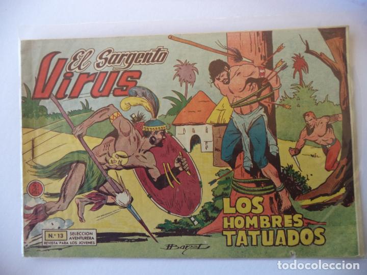 Tebeos: EL SARGENTO VIRUS N&ordm; 13 ORIGINAL BUEN ESTADO - Foto 1