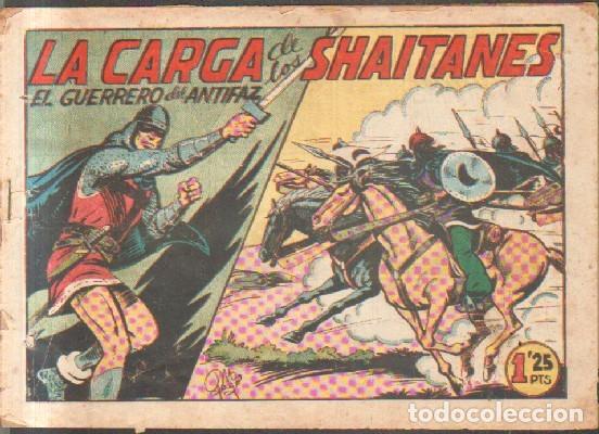 Tebeos: LA CARGA DE LOS SHAITANES.EL GUERRERO DEL ANTIFAZ. N&ordm; 166. A-COMIC-5085