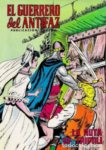 Giornalini: EL GUERRERO DEL ANTIFAZ- EDICI&Oacute;N COLOREADA- N&ordm; 203 -LA RUTA DE TR&Iacute;POLI-1976-CORRECTO-LEAN-0805