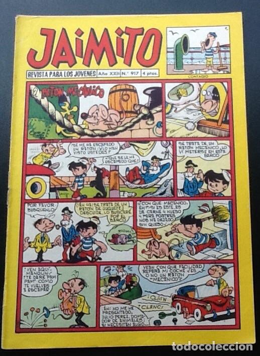 Tebeos: JAIMITO N&ordm; 917 a&ntilde;o 1967 - Foto 1