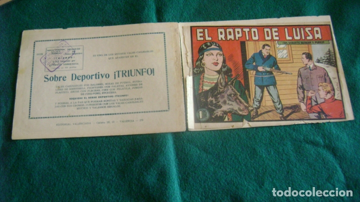 Tebeos: EL RAPTO DE LUISA 275 ROBERTO ALCAZAR Y PEDRIN ORIGINAL CAJA ROBERTO