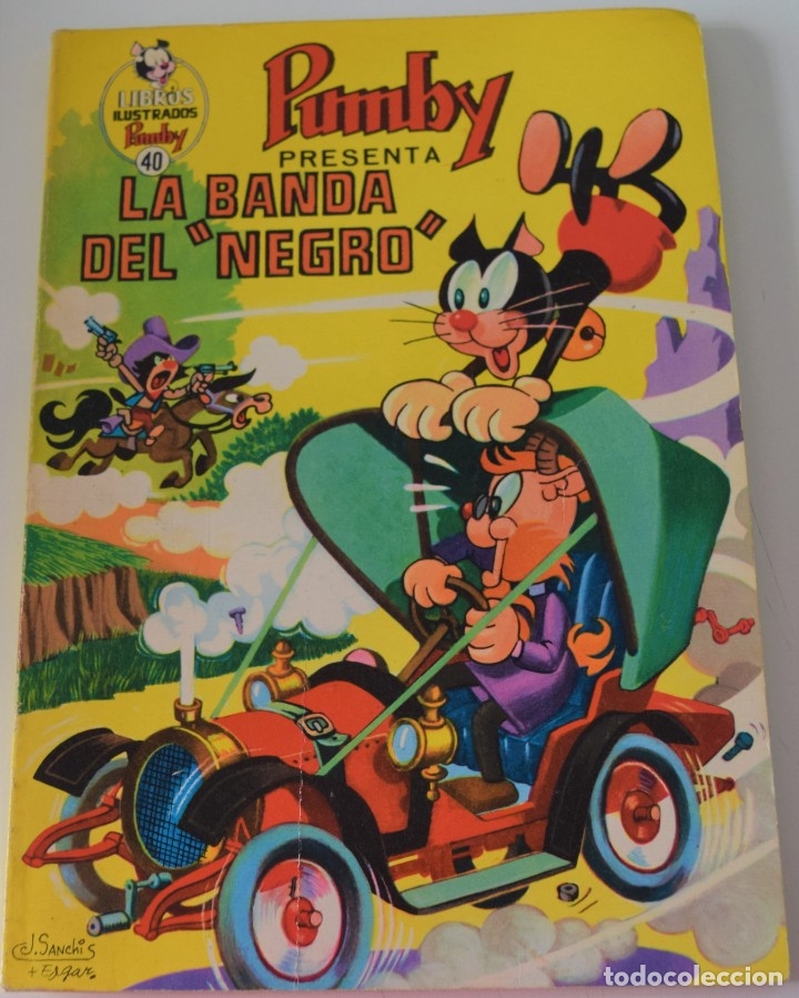 LIBROS ILUSTRADOS PUMBY Nº 40 - LA BANDA DEL NEGRO - ED. VALENCIANA 1971 - MUY BUEN ESTADO (Tebeos y Comics - Valenciana - Pumby)