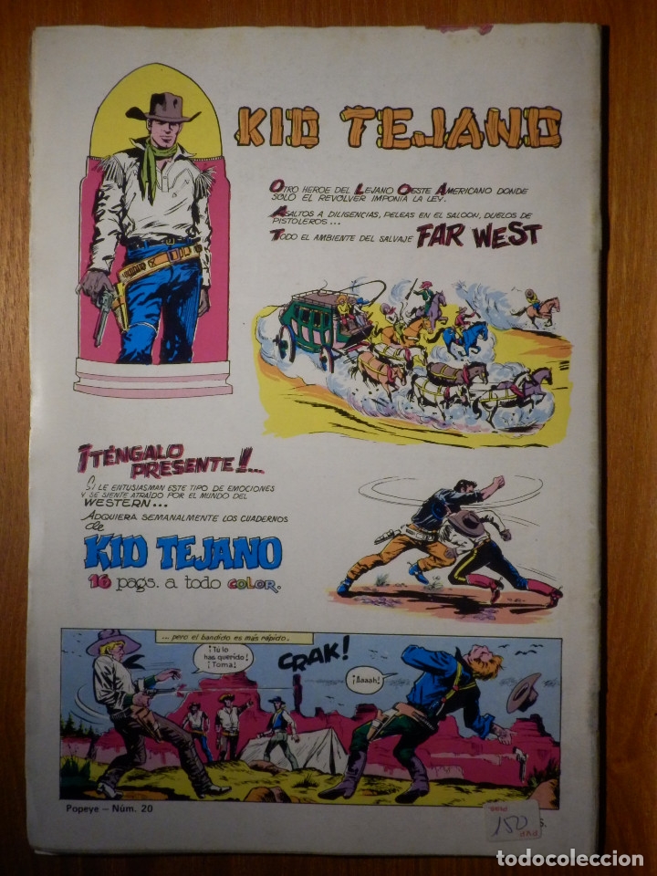 Tebeos: Colosos del comic - Popeye - N&ordm; 20 - - Foto 2