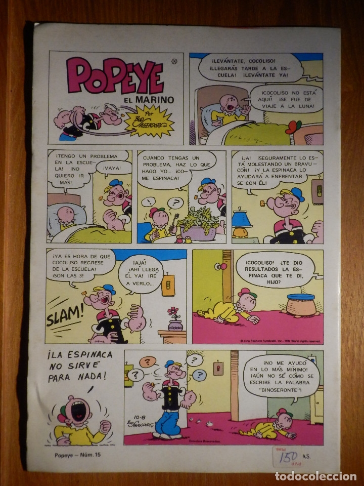 Tebeos: Colosos del comic - Popeye - N&ordm; 15 - - Foto 2