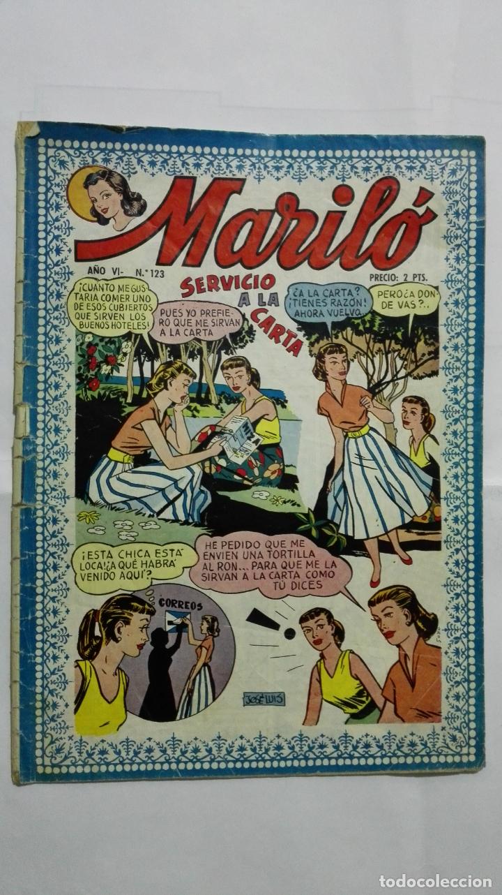 Tebeos: MARILO, N&ordm; 123, SERVICIO A LA CARTA - Foto 1