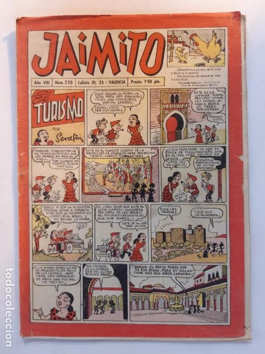 Tebeos: JAIMITO N&ordm; 220 VALENCIANA - Foto 1