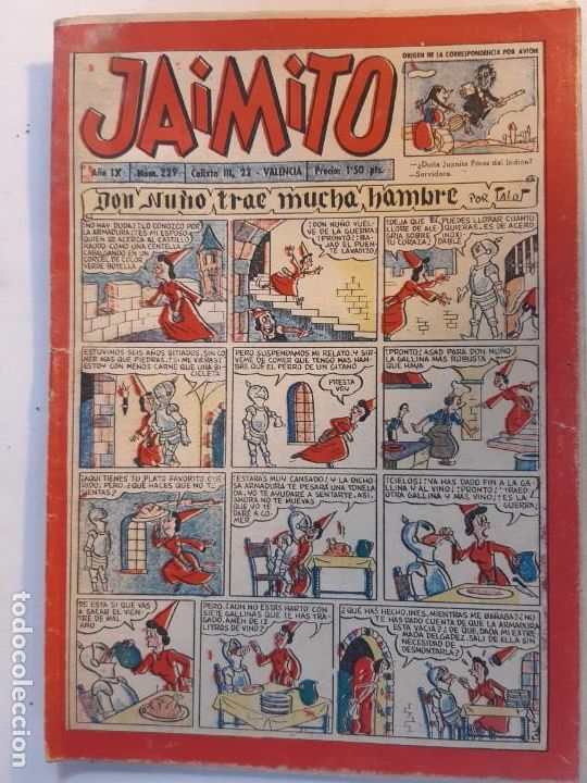 Tebeos: JAIMITO N&ordm; 229 VALENCIANA - Foto 1