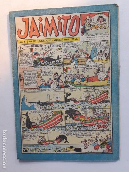 Tebeos: JAIMITO N&ordm; 279 - Foto 1