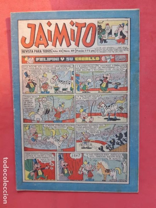 Tebeos: JAIMITO N&ordm; 419 EXCELENTE ESTADO - Foto 1