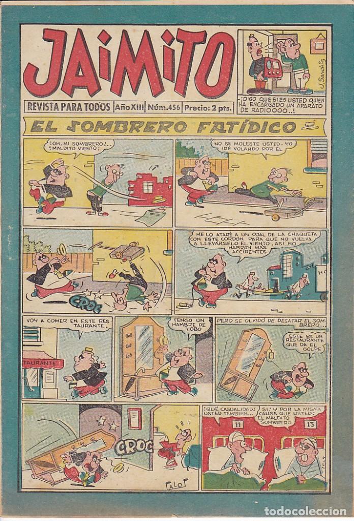 Tebeos: COMIC COLECCION JAIMITO N&ordm; 456 - Foto 1