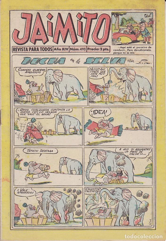 Tebeos: COMIC COLECCION JAIMITO N&ordm; 493 - Foto 1