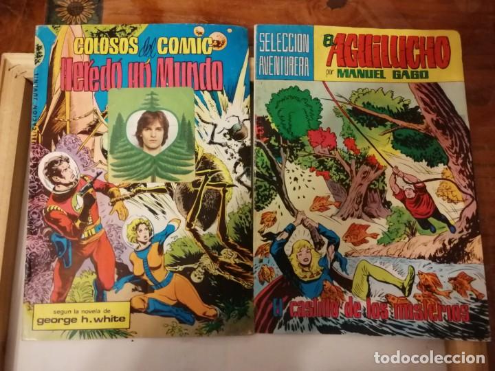 Tebeos: COLOSOS DEL C&Oacute;MIC Y EL AGUILUCHO. - Foto 1