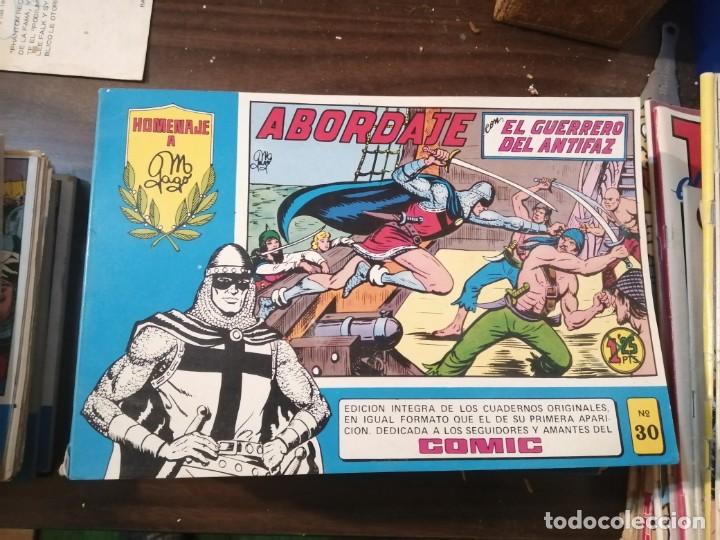  EL GUERRERO DEL ANTIFAZ 30 - HOMENAJE A MANUEL GAGO - VALENCIANA 1982 (Tebeos y Comics - Valenciana - Guerrero del Antifaz)