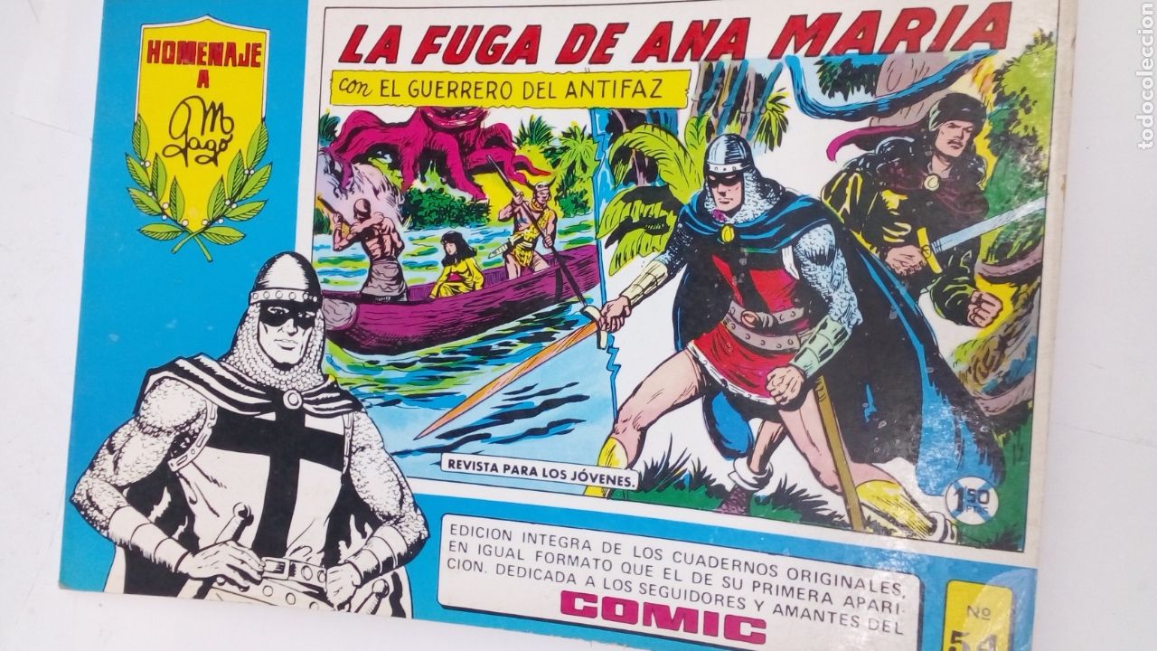 Tebeos: Comic del Guerrero del antifaz a&ntilde;o 1982 N54 - Foto 1