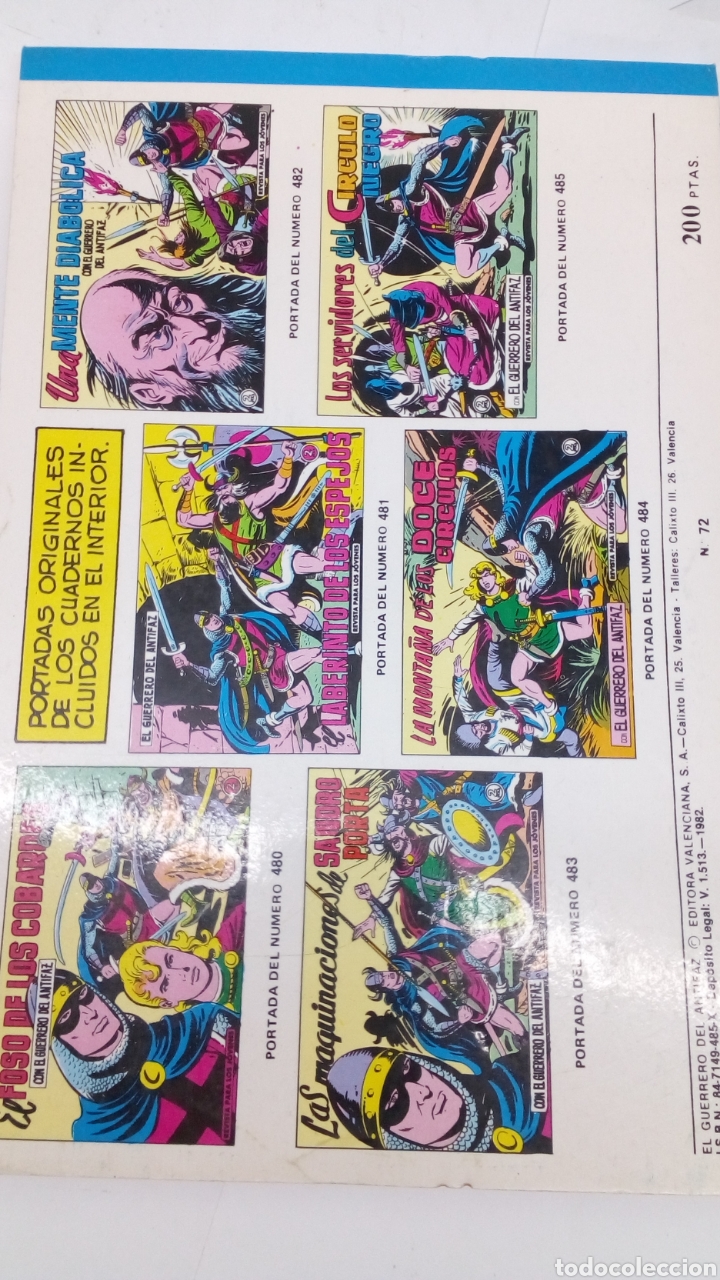Tebeos: Comic del Guerrero del antifaz a&ntilde;o 1982 E72 - Foto 2