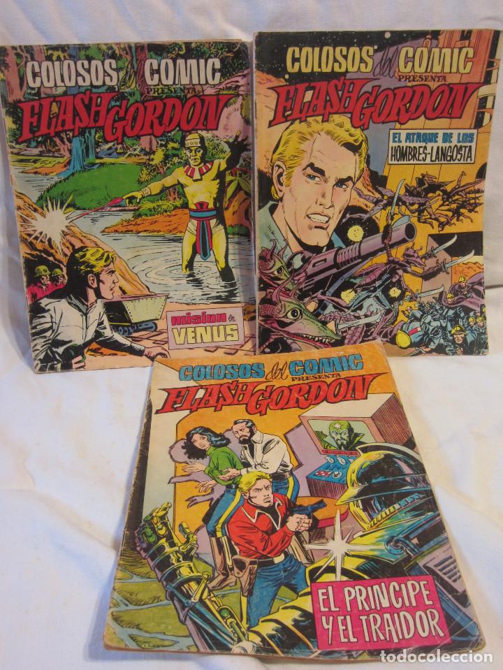 Tebeos: Colosos del Comic - Flash Gordon numeros 39, 45 y 70 - Foto 1